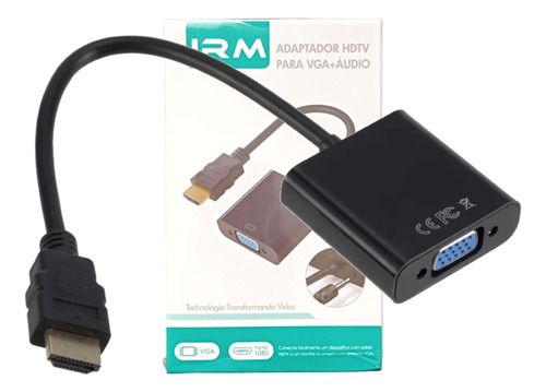 Adaptador Hdmi A Vga+audio