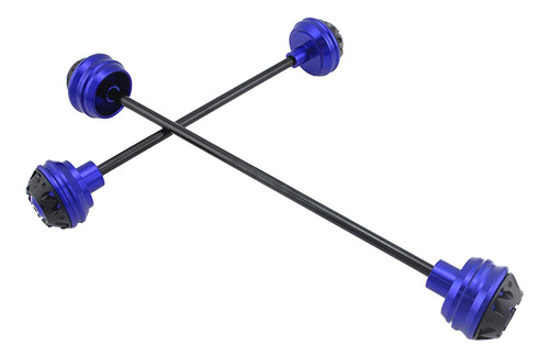Cnc Aleación De Aluminio Delantero Y Trasero Rueda Azul