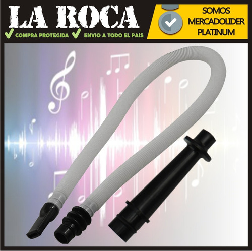 Imagen 4 de 10 de Pipeta Boquilla Manguera Repuesto Flauta Melodica La Roca