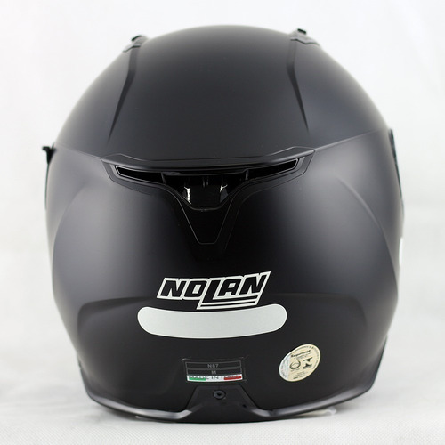 Capacete Nolan N87 Preto Fosco + Viseira Solar + Pinlock