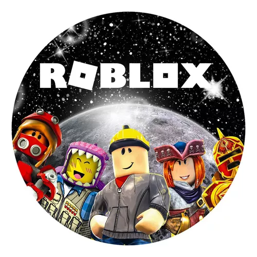 Painel Redondo Festa Tema Roblox, Item Infantil Usado 62274611