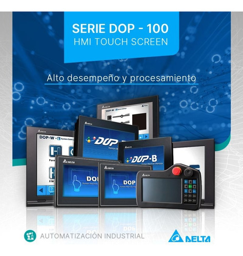 Pantalla Hmi Para Plc Delta 7 Pulg Dop-107ev C/ Ethernet