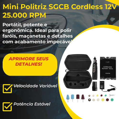 Politriz Sem Fio 12v Sgcb Compacta