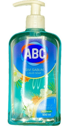 Imagen 1 de 3 de Jabón Líquido Abc Aroma Brisa Marina 500ml Con Dispensador