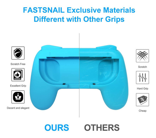 Joy Con Grips Ergonomicos Para Nintendo Switch Oled Y Switch