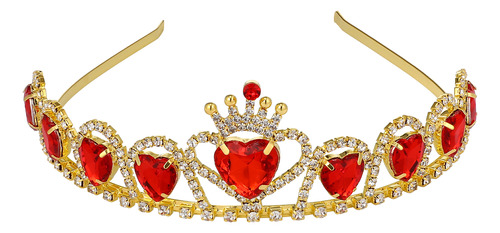 Diadema De Cristal Con Corona Nupcial En Forma De Corazón