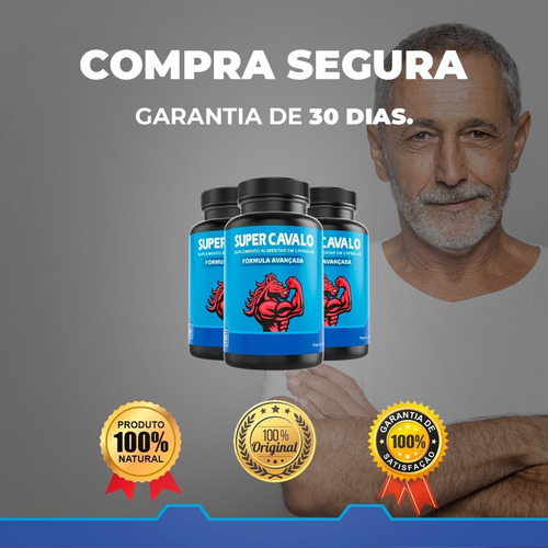Super Cavalo - 3x Melhor Que Os Demais Produtos - Kit 8