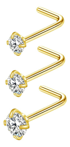 3 Piezas Pendientes De Nariz Piercings De Nariz Anillos De N