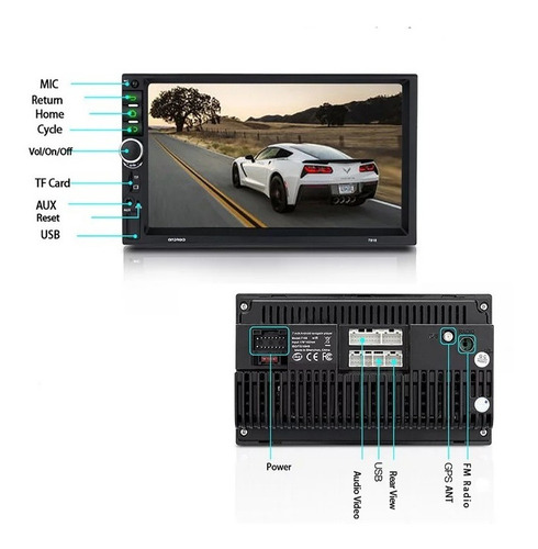 Radio Multimedia Android 7p Kit Chevrolet Aveo Wifi Gps Cam.