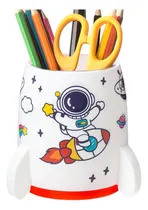 Comprar Taza De Lápiz De Escritorio Taza De Lápiz De Nave Espacial R