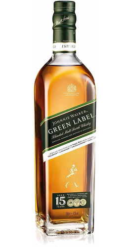 Whisky Johnnie Walker Verde (1.botella) 100% Original