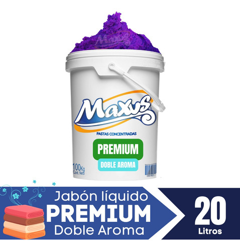 Pasta 20 Lts Jabon Ropa Calidad Premium - Doble Fragancia