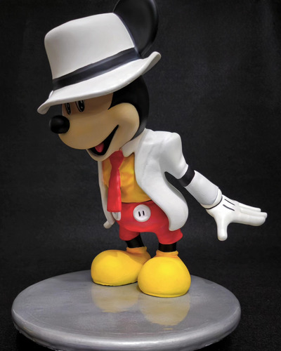 Boneco Mickey Mouse - Pose Michael Jackson - 29cm