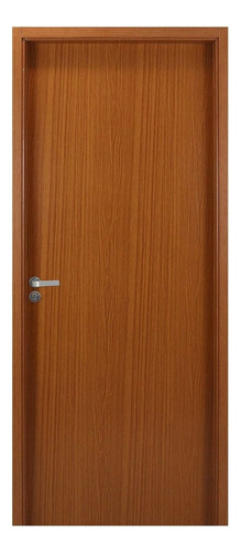 Kit Porta De Madeira Lisa 215x94cm Com Batente De Mdf Ultra