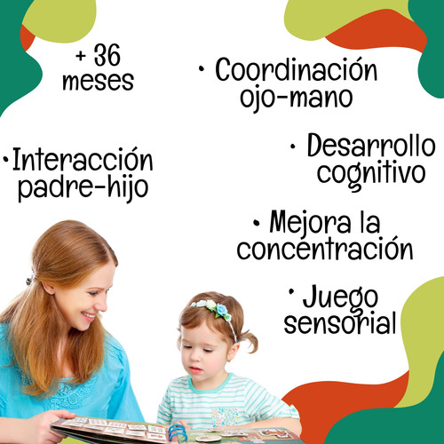 Montessori Busy Book Libro Actividades Estimulacion Temprana