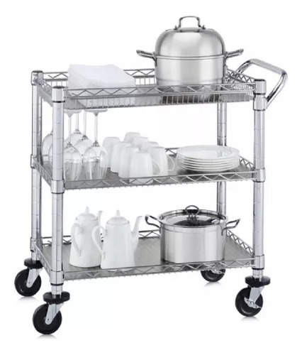 Mesa Carrito De Servicio De Acero Inoxidable