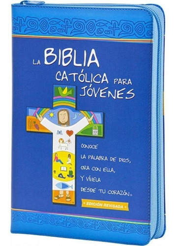 Libro: Biblia Catolica Para Jovenes. Dos Tintas Simil Cremal