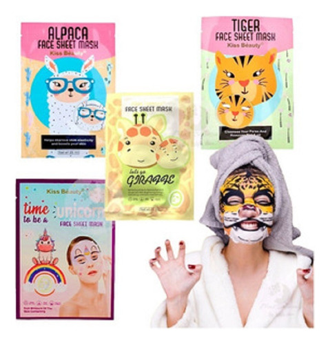 Mascarilla Velo Figuras Animale - mL a $207