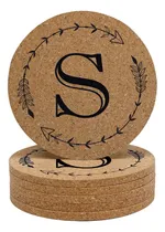 Comprar Posavasos De Corcho Para Bebidas, Juego De 6 Posavasos De Co