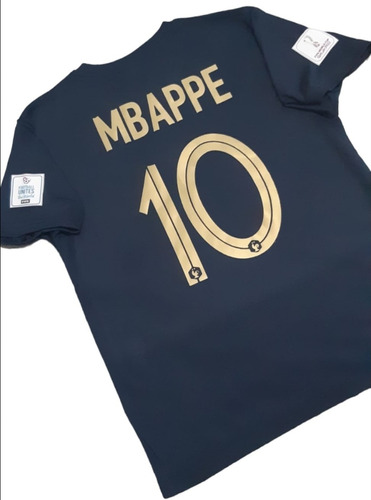 Camiseta Personalizada Para Niño De Futbol Francia Mbappe