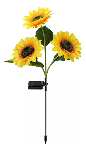 Para Un Nuevo Patio Exterior Con Lámpara Solar De Girasol
