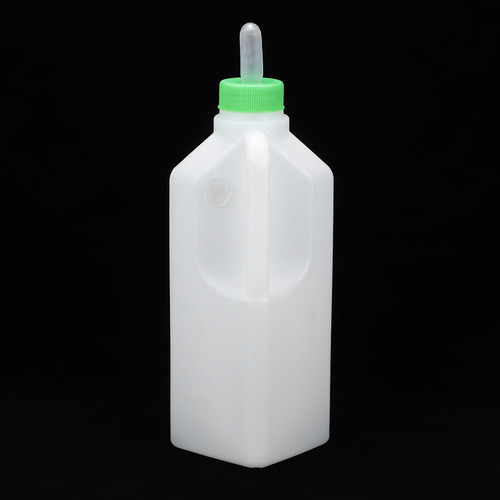 Botella De Plástico Para Terneros De 850 Ml, Blanca, Para Al