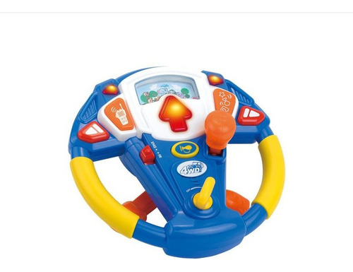 Volante Interactivo Bilingue Safari Steering Wheel Happkid