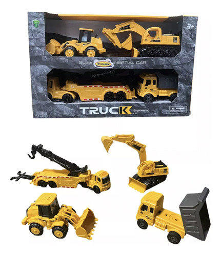 Juguete, De Construccion Truck Toymark Color Amarillo