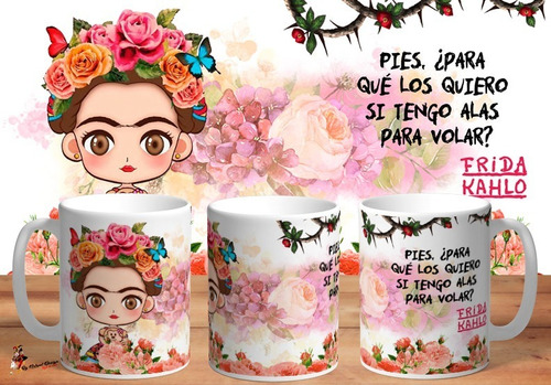 Taza De Ceramica Frida Kahlo 01