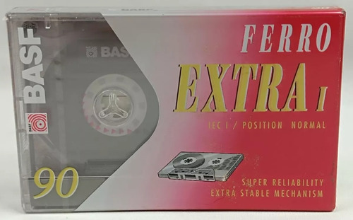Cassette Basf Ferro Extra 90 Tape Virgen Sellado Variedades