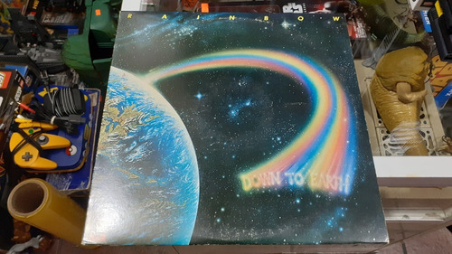 Lp Rainbow Down To Earth Importado En Acetato,long Play