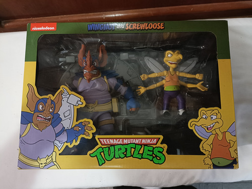 Tmnt Wignut And Screwloose Neca (Usado)