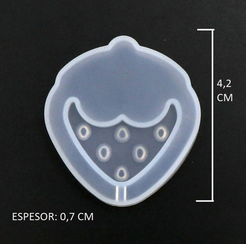 Molde Silicona Para Resina - Molde Frutilla
