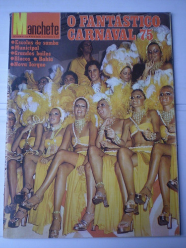 Revista Manchete Nº 1192 Fevereiro De 1975 Carnaval 