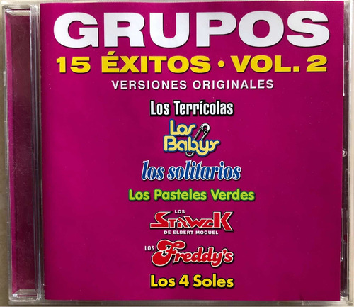 Grupos Cd 15 Exitos Vol.2 Vers Originales