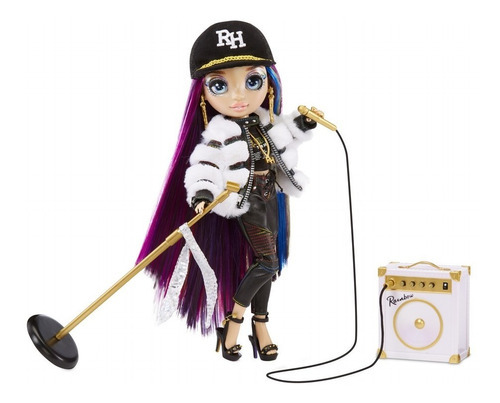 Muñeca Rainbow High Lyric Lucas Rockstar Con Accesorios