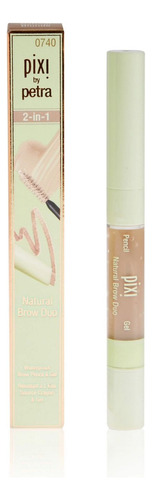 Lápiz De Cejas Y Gel Pixi Natural Brow Duo Color Natural Blonde