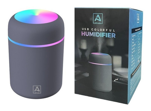 Humidificador Ultrasónico Difusor Aromatizador 300ml Usb Rgb