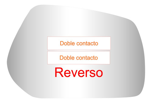 Luneta Espejo Retrovisor Chery Tiggo 2 2016-2019 Lh