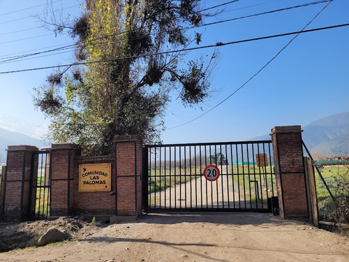 Parcela Con Derechos De Agua, Rol Propio, Las Palomas,pirque