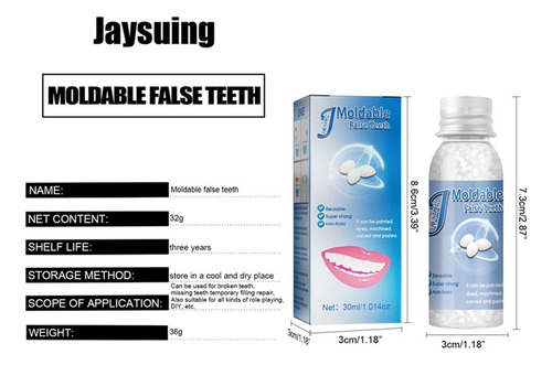 J New Tooth Repair Granules, Kit De Reparación De Dientes Fi