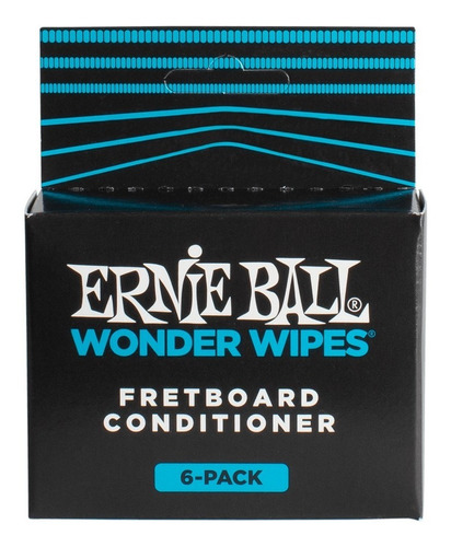 Limpiador De Trastes Wonder Wipes Pack De 6 Ernie Ball