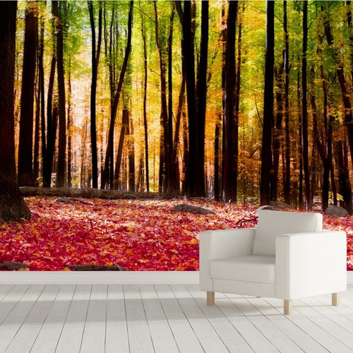 Fotomurales Bosques Modelos Tapiz Vinil Autoadhesivo Color Bosque Multicolor
