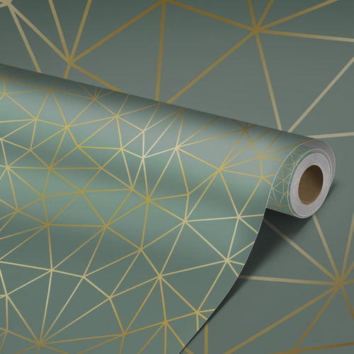Papel De Parede Adesivo Sala Quarto Linhas 50x2,00m Zara 28