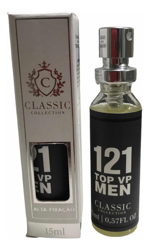 Perfume Masculino 121 Top Vp Men 15ml - Classic Collection - 212 Vip Men*
