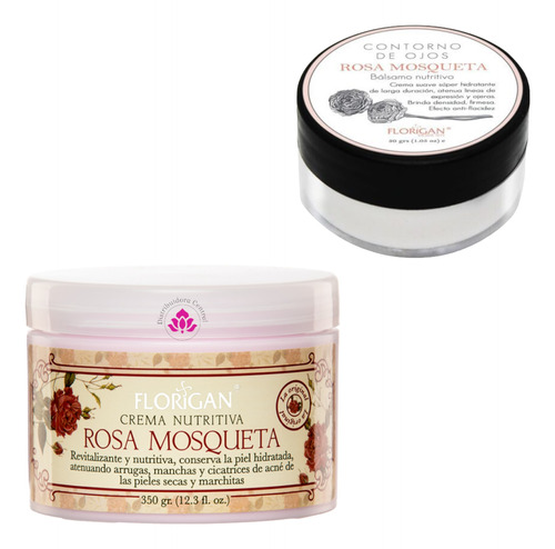 Crema Rosa Mosqueta + Balsamo Contorno De Ojos Florigan®