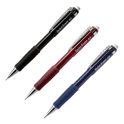 Lapiz Automatico Pentel | 3-pack | 0.5 0.7 0.9 Mm | Twist