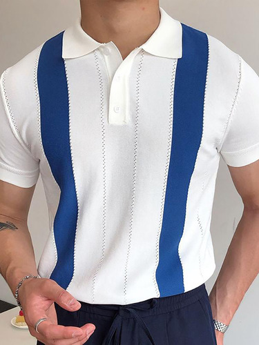 Polo De Punto Para Hombre, Blusa Extragrande, Camisas Para H