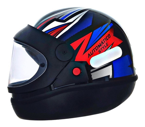 Capacete Moto Fechado Ebf Automático Bolt Style Cor Azul Style Tamanho do capacete 56