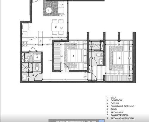 Imagen 7 de 7 de Departamento En Venta Santa Cruz Benito Juarez (m2d1969)
